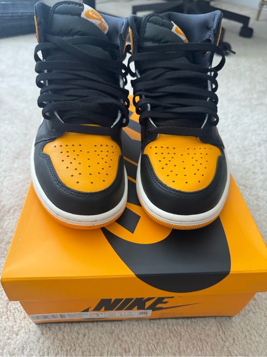 Jordan Other - Jordan High-Top Sneakers in Black and Yellow